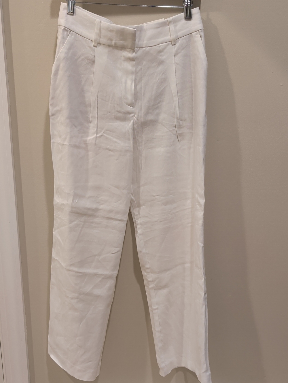 LOFT White Peyton Trouser